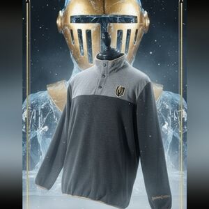 NEW, RARE ! Vegas Golden Knights Authentic Pro Rink Quarter-Zip Fleece